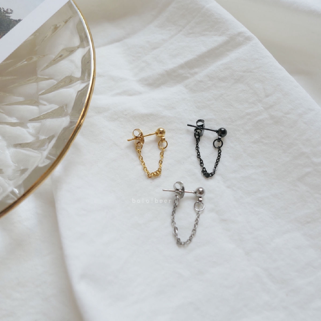 Khuyên Tai Dáng Dài Thiết Kế Đơn Giản Thời Trang