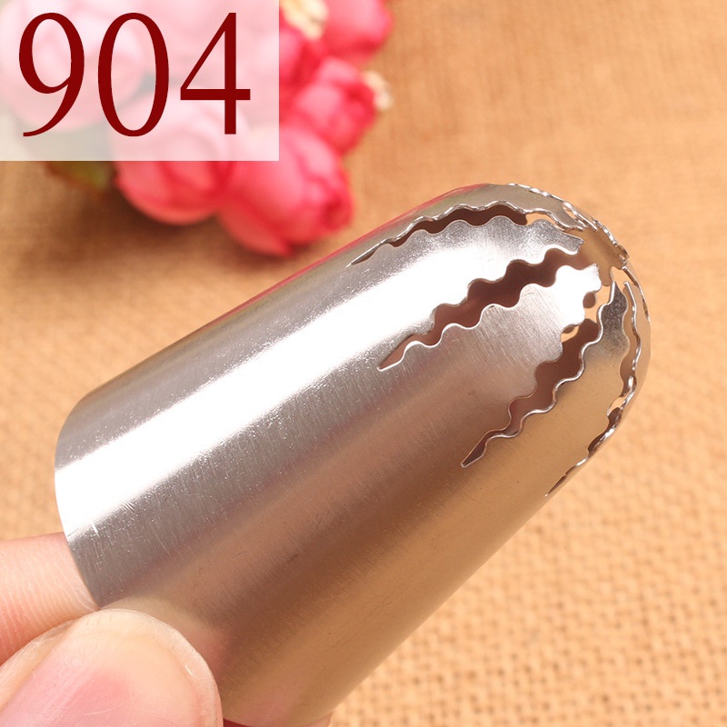 Bộ đầu bắt bông kem cỡ lớn bằng thép không gỉ 901 # 902 # 903 # 904 trang trí bánh tiện dụng