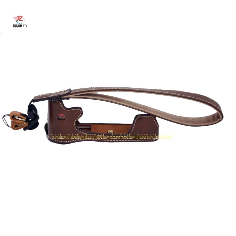 Bao da bảo vệ máy ảnh + dây đeo cho máy Olympus Em5Ii Em5 Mark Ii