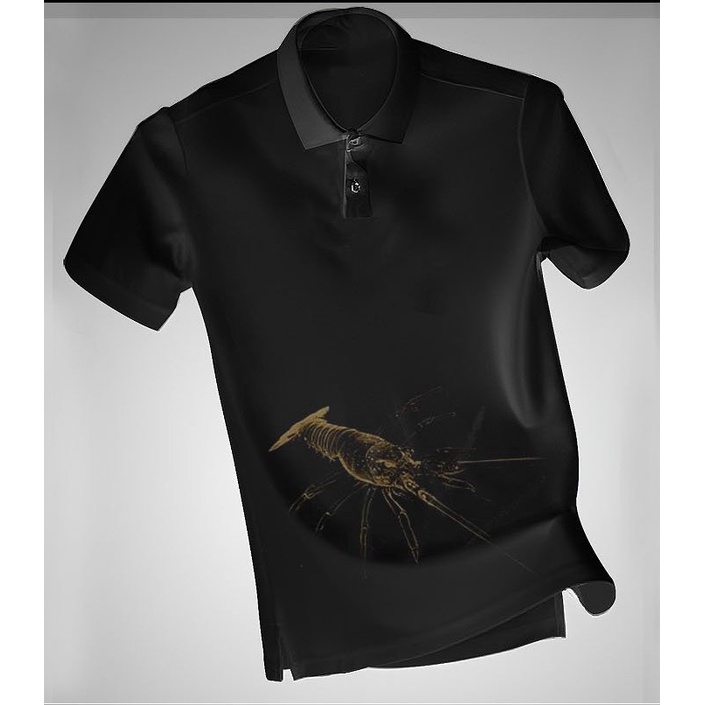 Áo Polo Nam Đen áo thun có cổ Polo phong cách lịch lãm Phông nam cổ trụ in 3D sắc nét chất vải thoáng mát -B&W POLO77