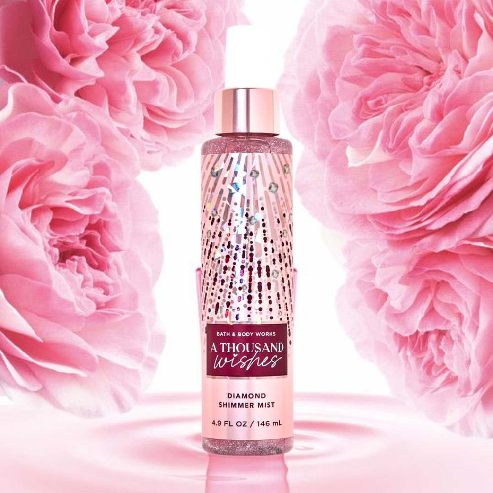 Xịt Thơm Toàn Thân Ánh Nhũ Bath & Body Works A Thousand Wishes Thu Hút Và Nổi Bật 146ml
