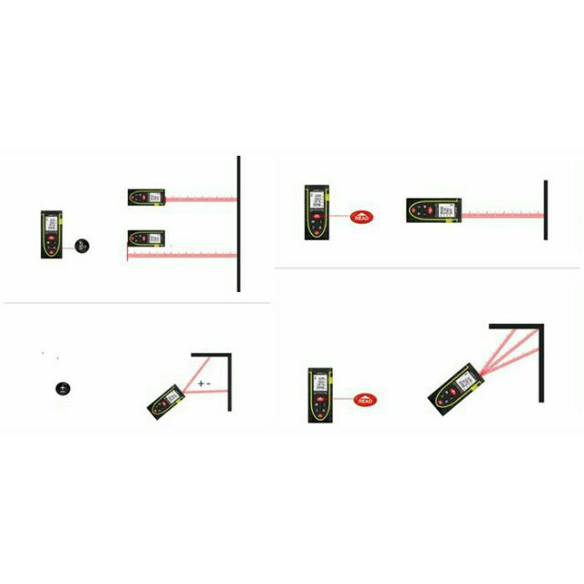 Thước đo khoảng cách bằng tia laser 40M SNDWAY SW-M40