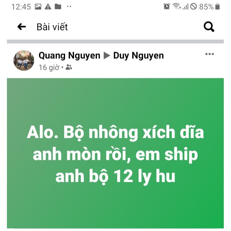 NHÔNG SÊN DĨA SUZUKI GZ 150A - LOẠI 10LI