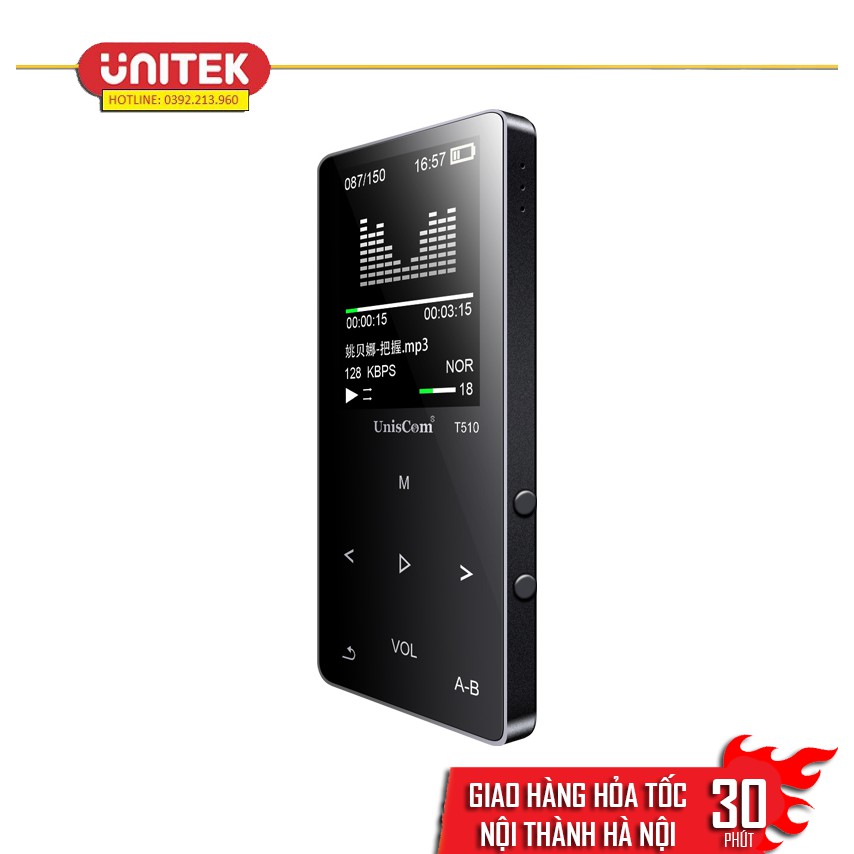 Máy Nghe Nhạc Mp3 Lossless Uniscom T510 8GB