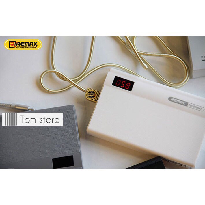 Pin sạc dự phòng nhỏ gọn 10000mAh Remax RPP - 53 - BH 12 Tháng Giá rẻ nhất shopee