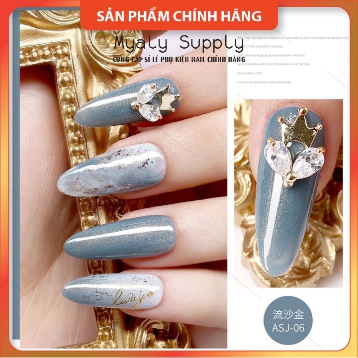 Set Sơn Nhũ AS Chai Đỏ Nắp Nhọn 9 Chai Cao Cấp ASJ SP000366