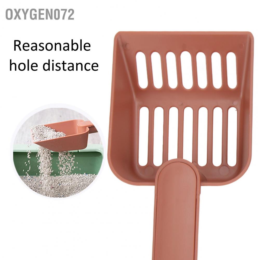 Oxygen072 Xẻng xúc cát vệ sinh mèo xẻng hốt cát dọn vệ sinh phân cho mèo  Xẻng phân mèo Đa chức năng Ergonomic Di động xúc cát cho