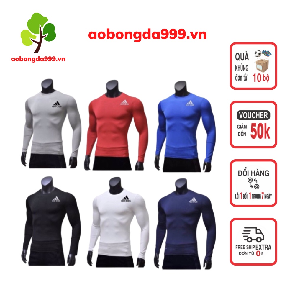 Áo body giữ nhiệt nam áo đá bóng thể thao -aodabong999.vn