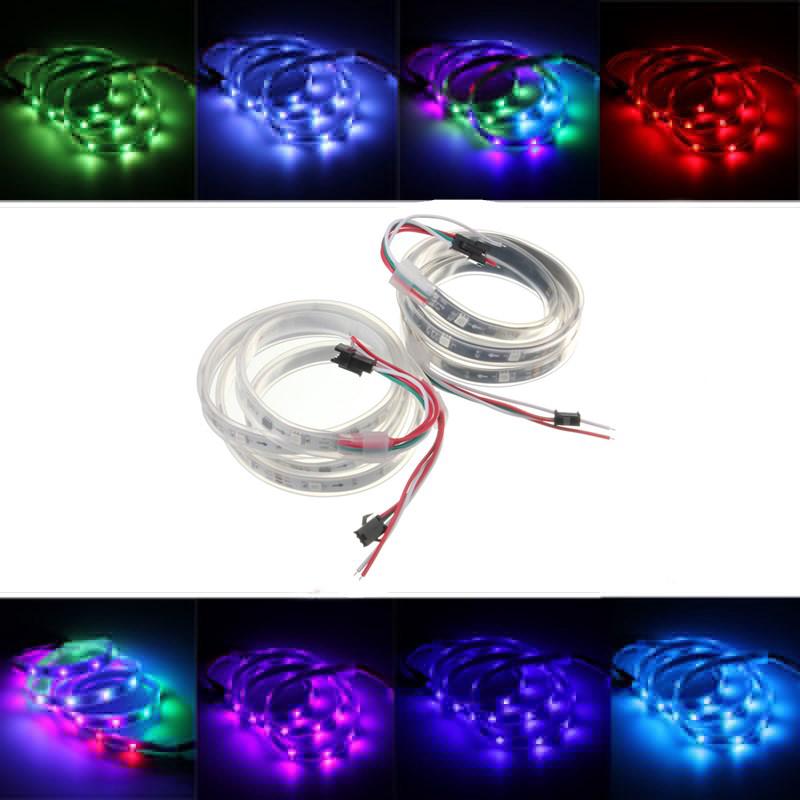 Dây đèn led ws2811 1m 5050 rgb dc 12v chống thấm nước