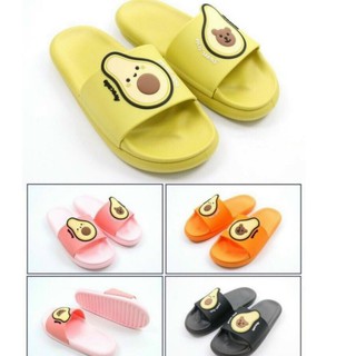 Dép lê, dép quai ngang hình trái bơ cho bạn gái đế mềm