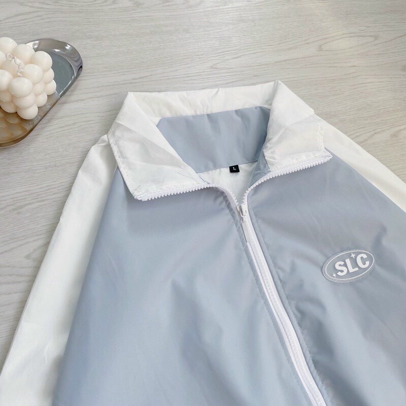Áo khoác dù nữ SLC Jacket, Áo khoác gió bomber Unisex chống nắng 2 lớp SENAVA AK66
