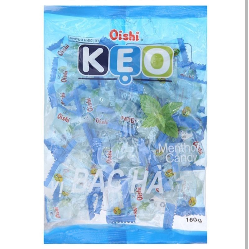 Kẹo Oishi Bạc Hà Gói 145G gr
