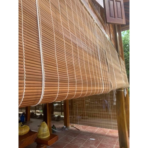 Bộ con lăn dây kéo mành tre mành trúc