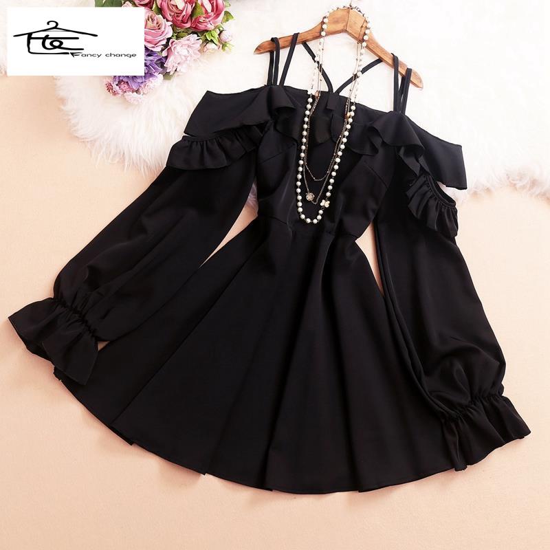 Đầm Tay Phồng Khoét Vai Phong Cách Hàn Quốc Mẫu Mới 2022 Thời Trang Dành Cho Nữ