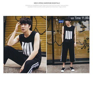 Áo thun Tanktop 4 sọc unisex