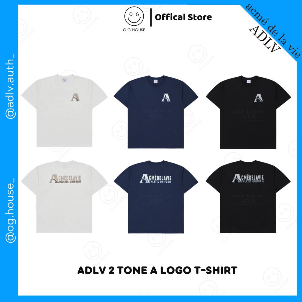 [CHÍNH HÃNG] Áo ADLV TWO TONE A LOGO T-SHIRT