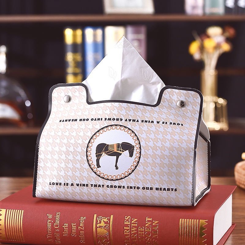 Hộp Đựng Khăn Giấy Cao Cấp Phong Cách Bắc Âu Sang Trọng