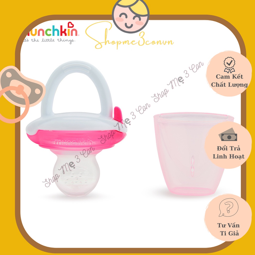 Túi Nhai Ăn Dặm Chống Hóc Silicon MunchKin