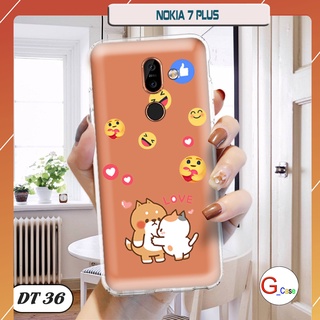 Ốp lưng điện thoại Nokia 7 Plus dẻo trong in hình