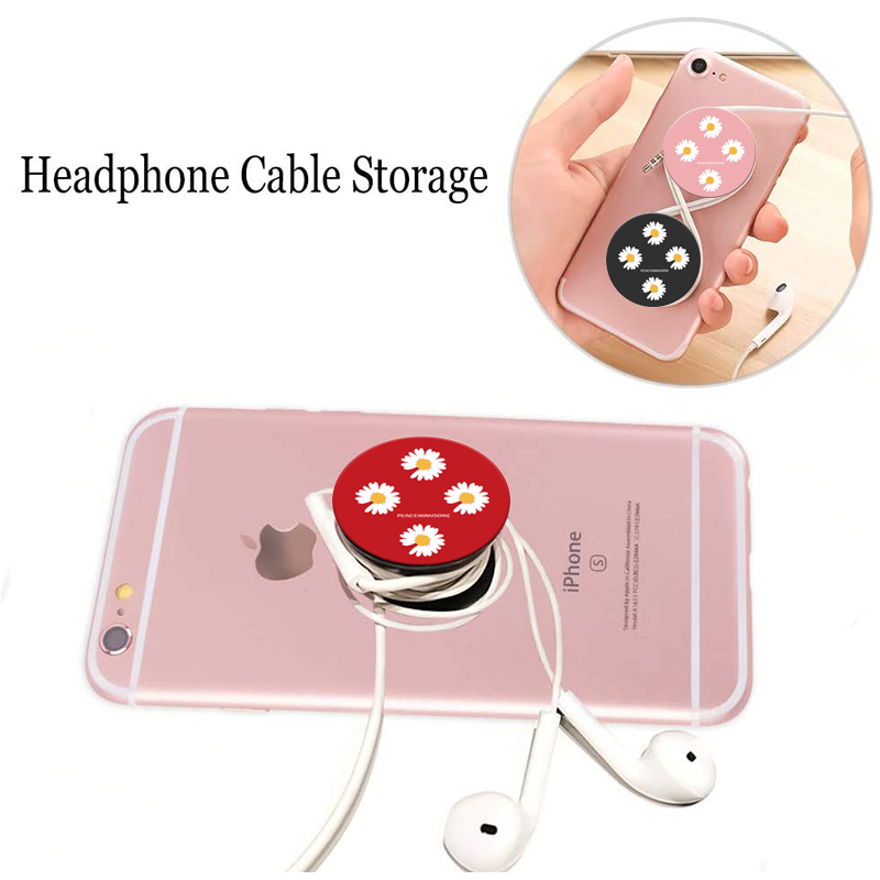 Giá đỡ điện thoại có thể xếp gọn họa tiết hoa cúc cho VIVO Y11 Y19 Y17 Y30 | BigBuy360 - bigbuy360.vn