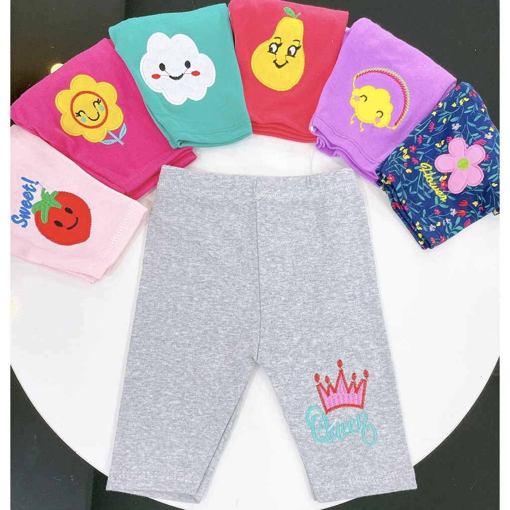 Quần legging cho bé chất bo zip xuất co dãn 4 chiều màu ngẫu nhiên - B1 - BUSKids