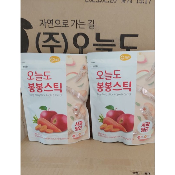 Bánh gạo hữu cơ ăn dặm Bong Bong Hàn Quốc 25g