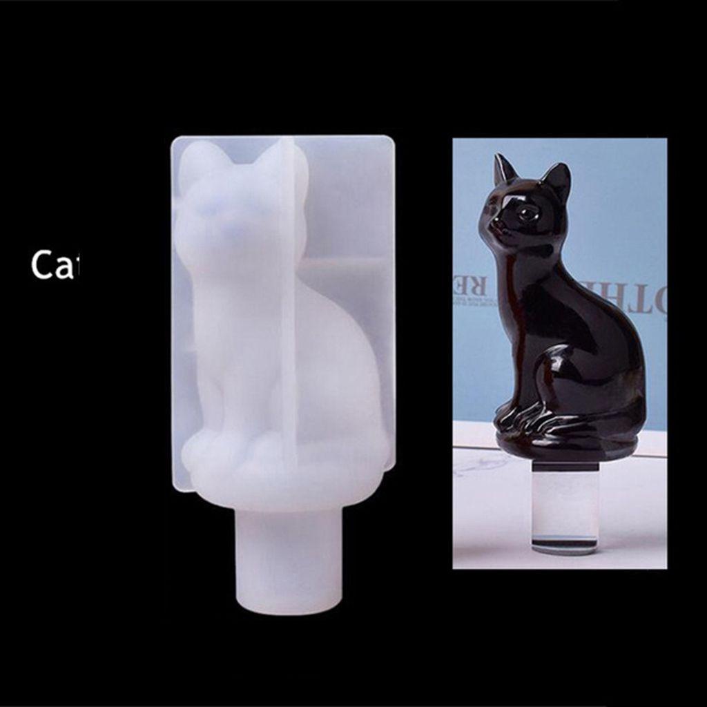 YIYU Khuôn Làm Bánh Mini Bằng Nhựa Resin Hình Động Vật Dễ Thương DIY