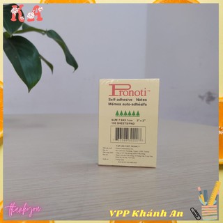 Giấy note vàng pronoti 3x2(7.6x5.1cm)