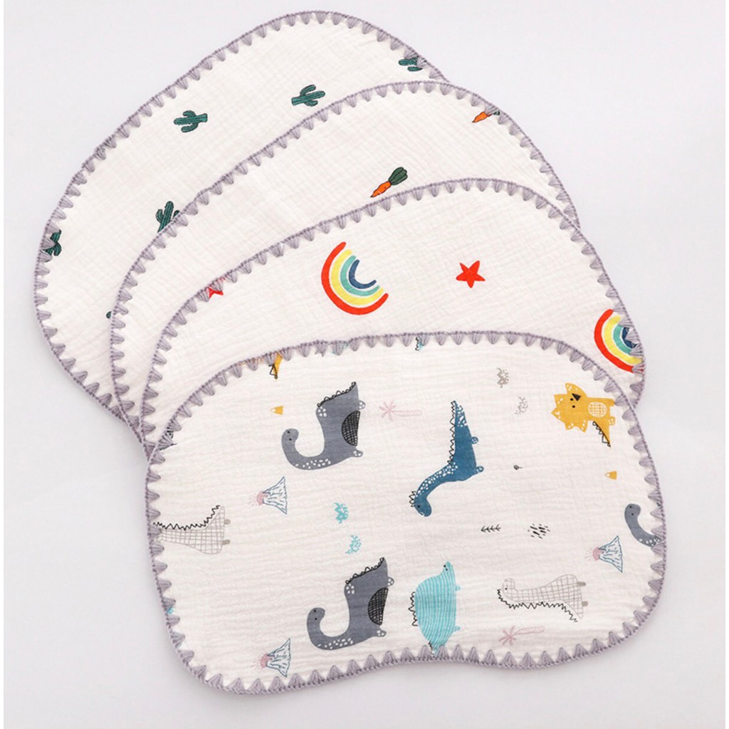 Gối xô 10 lớp chống mồ hôi đầu mềm êm cho bé