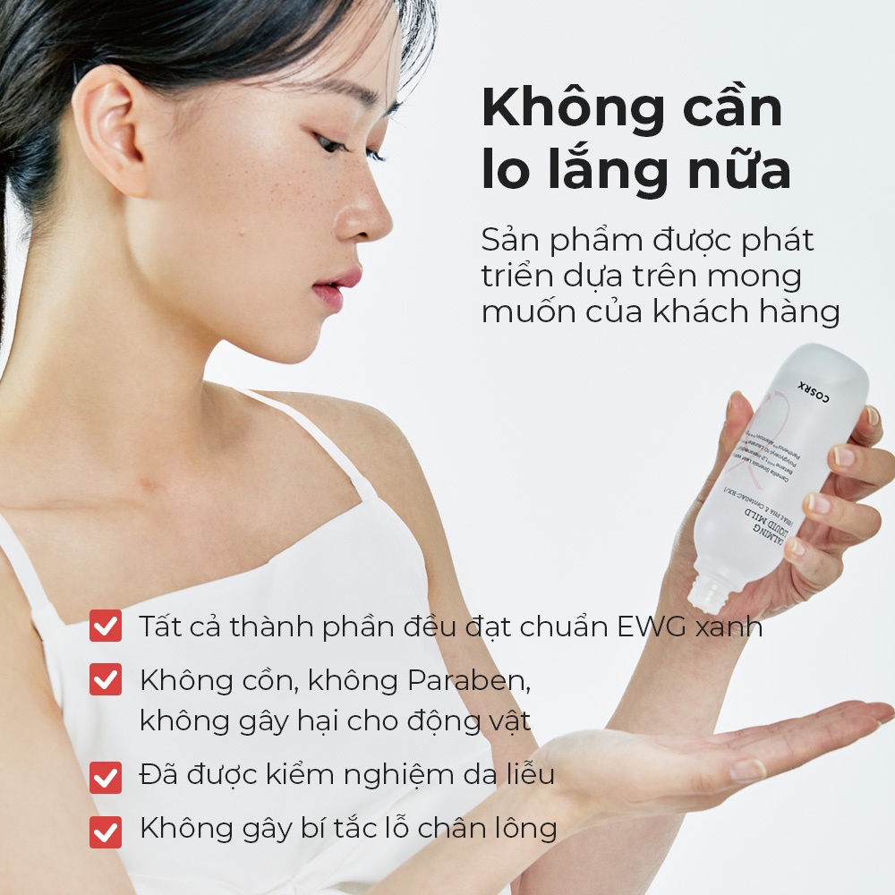 Nước hoa hồng COSRX AC làm dịu da dưỡng ẩm dòng Calming Liquid Mild 125ml