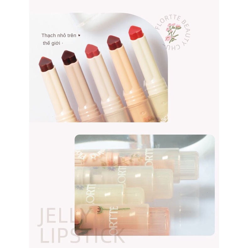Son bóng tình yêu flortte Dòng sản phẩm Son môi dạng thỏi First Kiss Stick Jelly Lipstick