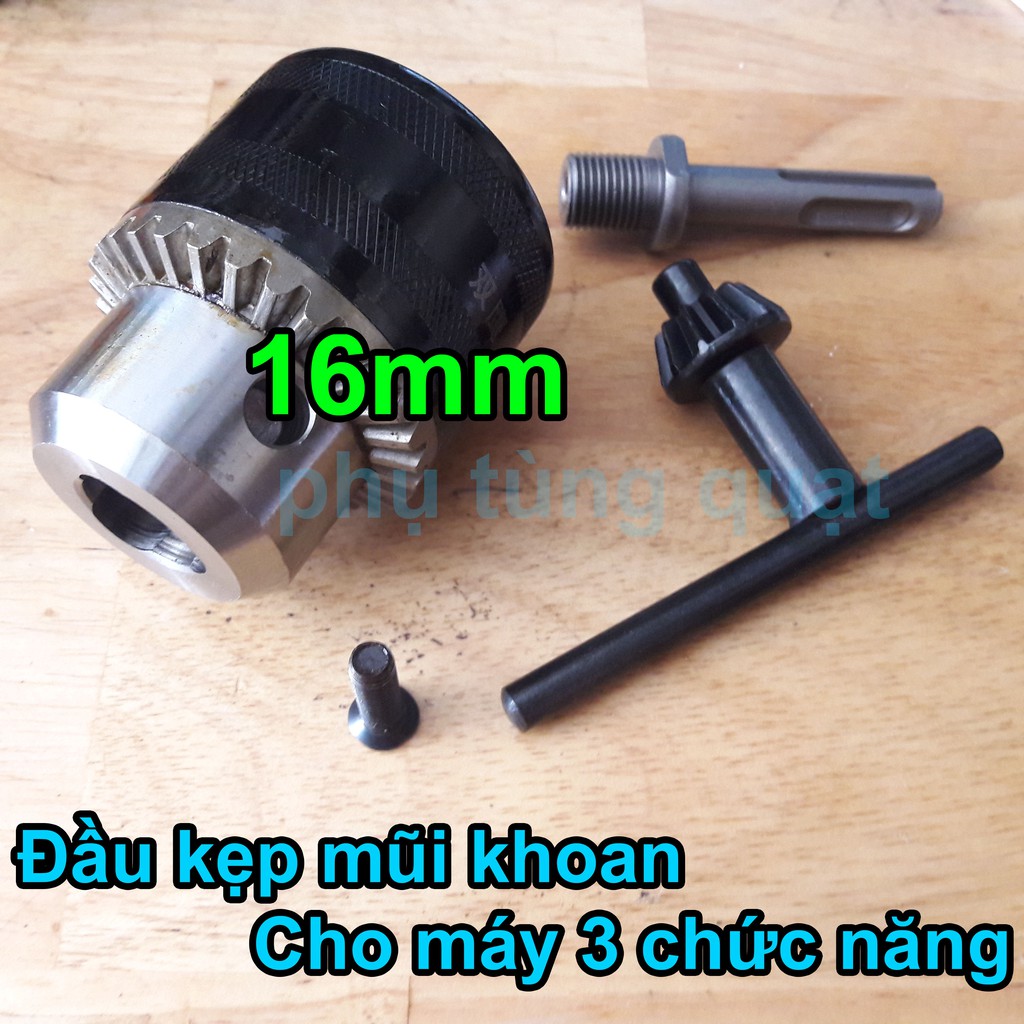 Đầu kẹp mũi khoan 16ly cho máy đục 3 chức năng 2-26 makita BOSCH HP - chuyên phụ tùng dụng cụ cầm tay