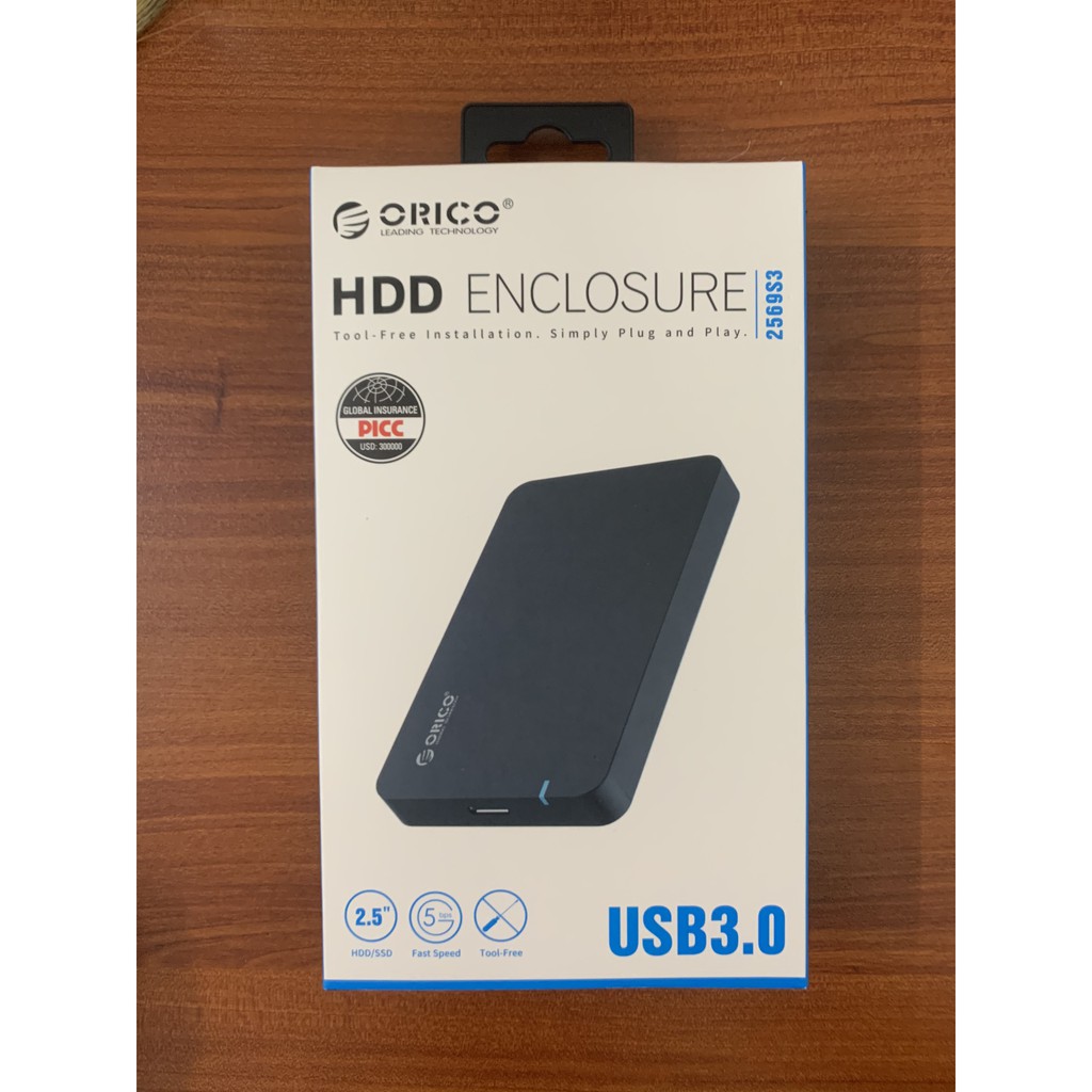 Hộp ổ cứng 2.5 inch USB 3.0 ORICO 2569S3-V2-BK - Hàng chính hãng | BigBuy360 - bigbuy360.vn