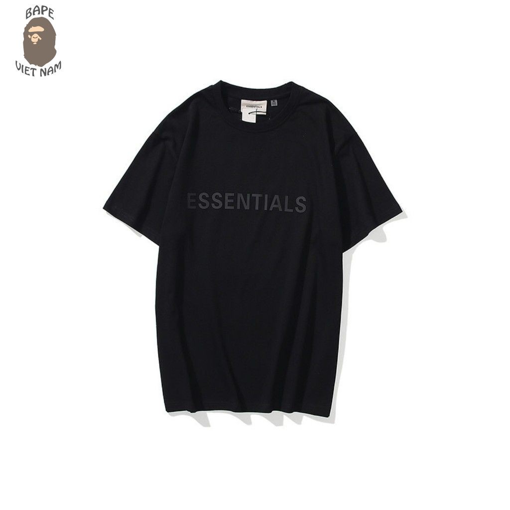 [Hàng Siêu Cấp] tee Essentials 3D silicon logo, áo thun FOG logo dập nổi, áo phông FOG, tee Fear of god nhiều màu SS2021 | BigBuy360 - bigbuy360.vn