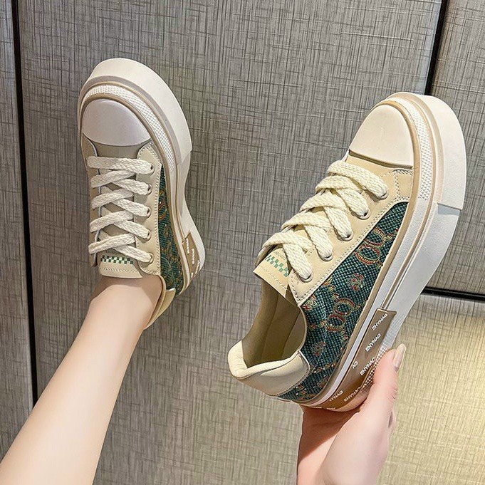 Giày thể thao nữ giá rẻ, giày sneaker nữ hàng loại 1 bản thêu Mã GD01
