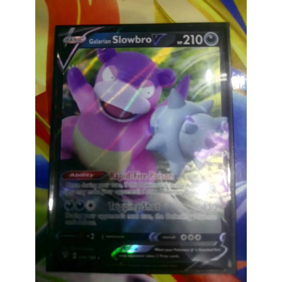 Thẻ TCG Pokemon Galarian Slowbro V (Bản Tiếng Anh)- Trading Card Game  Pokemon TCG | Shopee Việt Nam