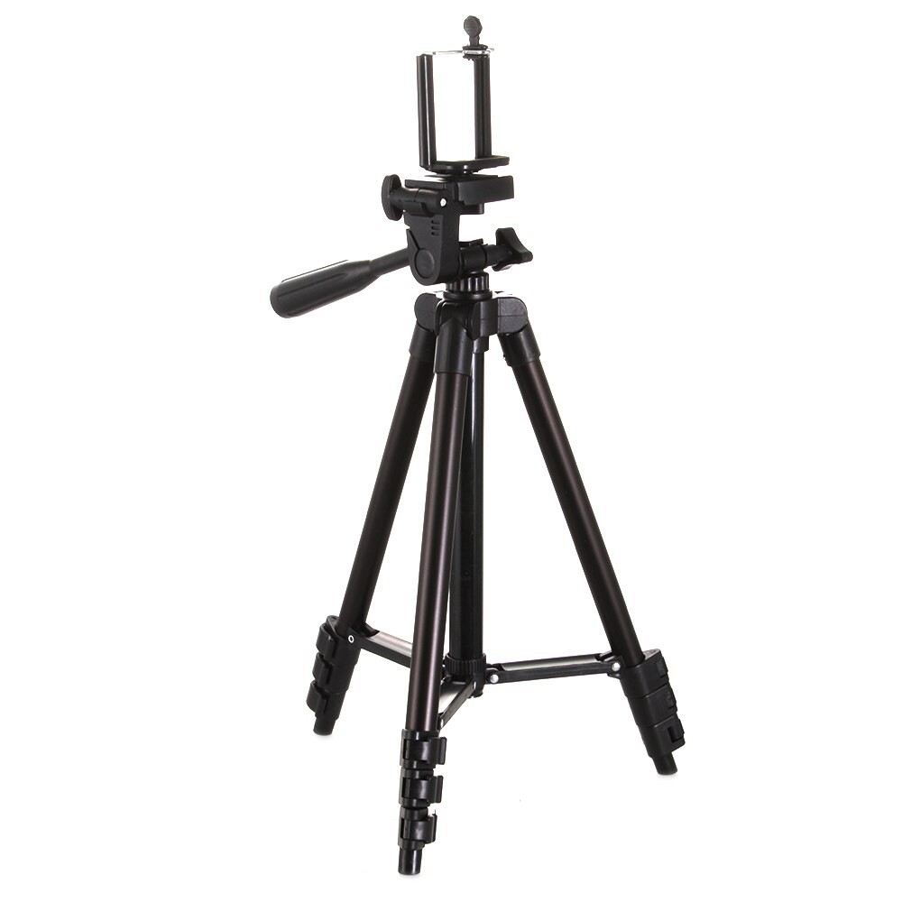 Combo 5 món Tripod 3120 THẾ HỆ MỚI + Gá kẹp 001 + REMOTE Bluetooth + Chân đế bạch tuột + Túi đựng Tripod