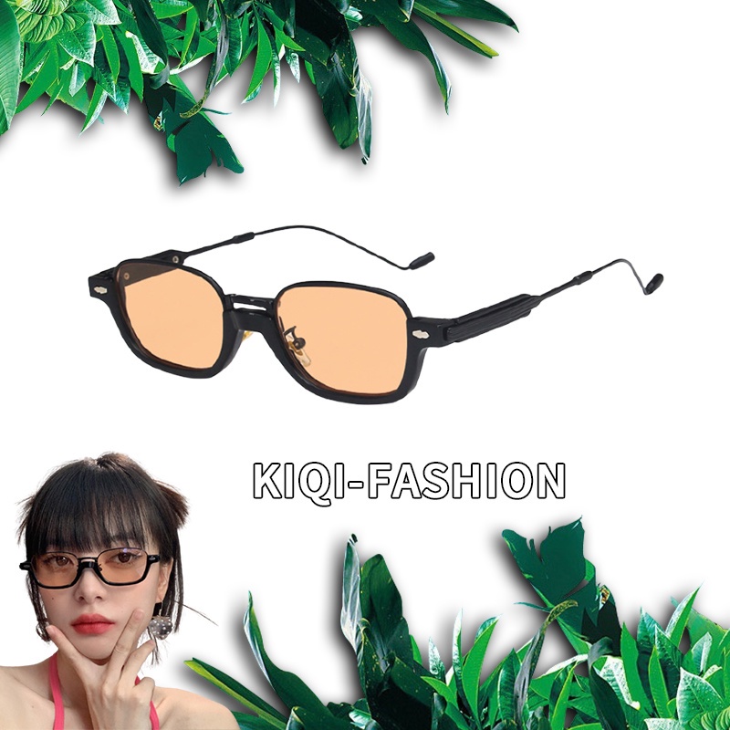 Kính mắt gọng oval thiết kế thời trang Hàn Quốc chống tia UV400 dành cho nữ