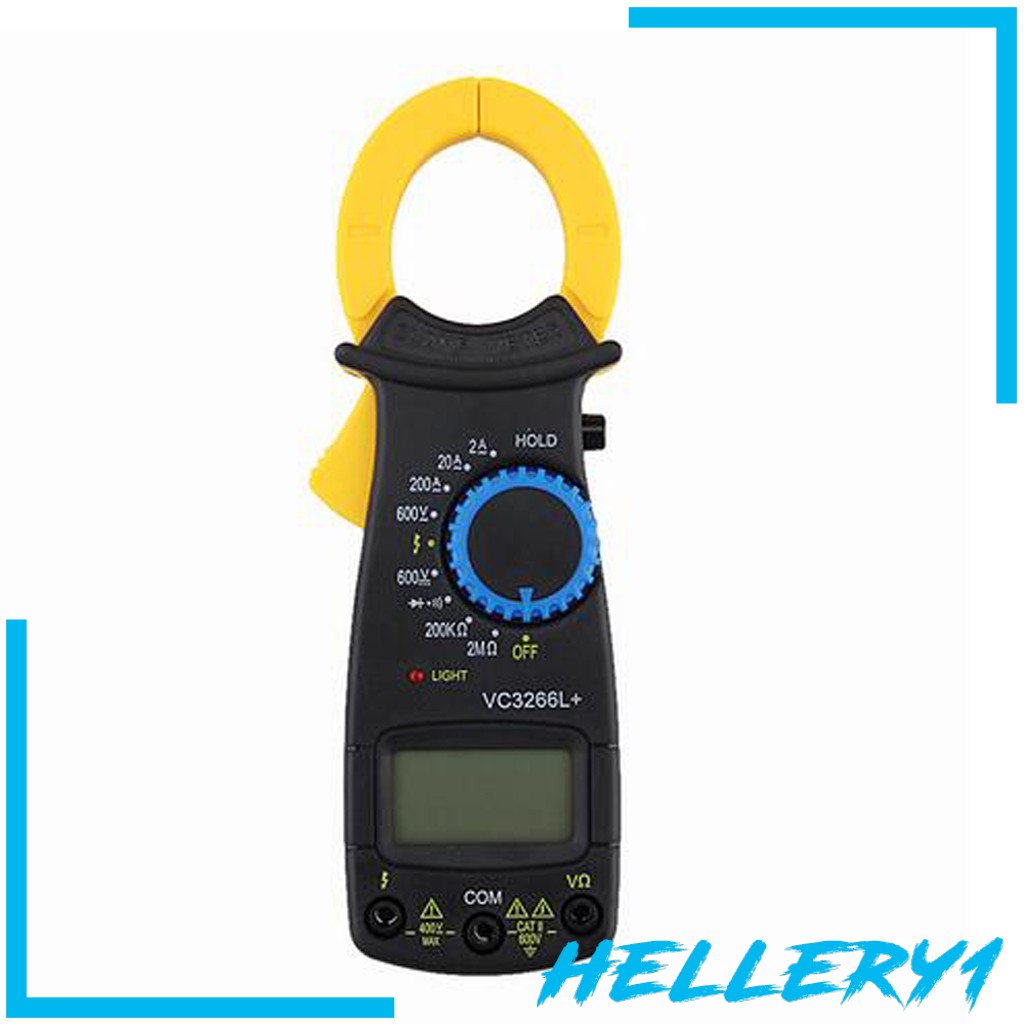 [Hellery1] Kẹp Vạn Năng Kế Kỹ Thuật Số AC DC Đo Điện Áp Ampe Kế Ampe Kế