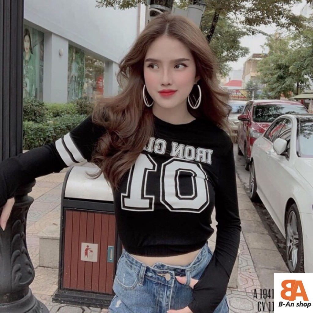 Áo croptop thể thao IRON GIRL (có ảnh thật) | BigBuy360 - bigbuy360.vn