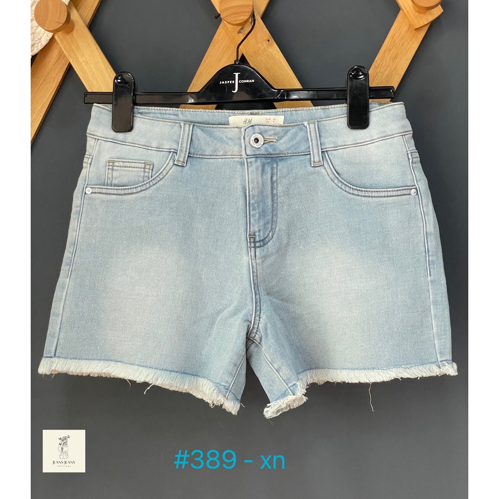 Quần Short Jeans nữ tua lai thời trang