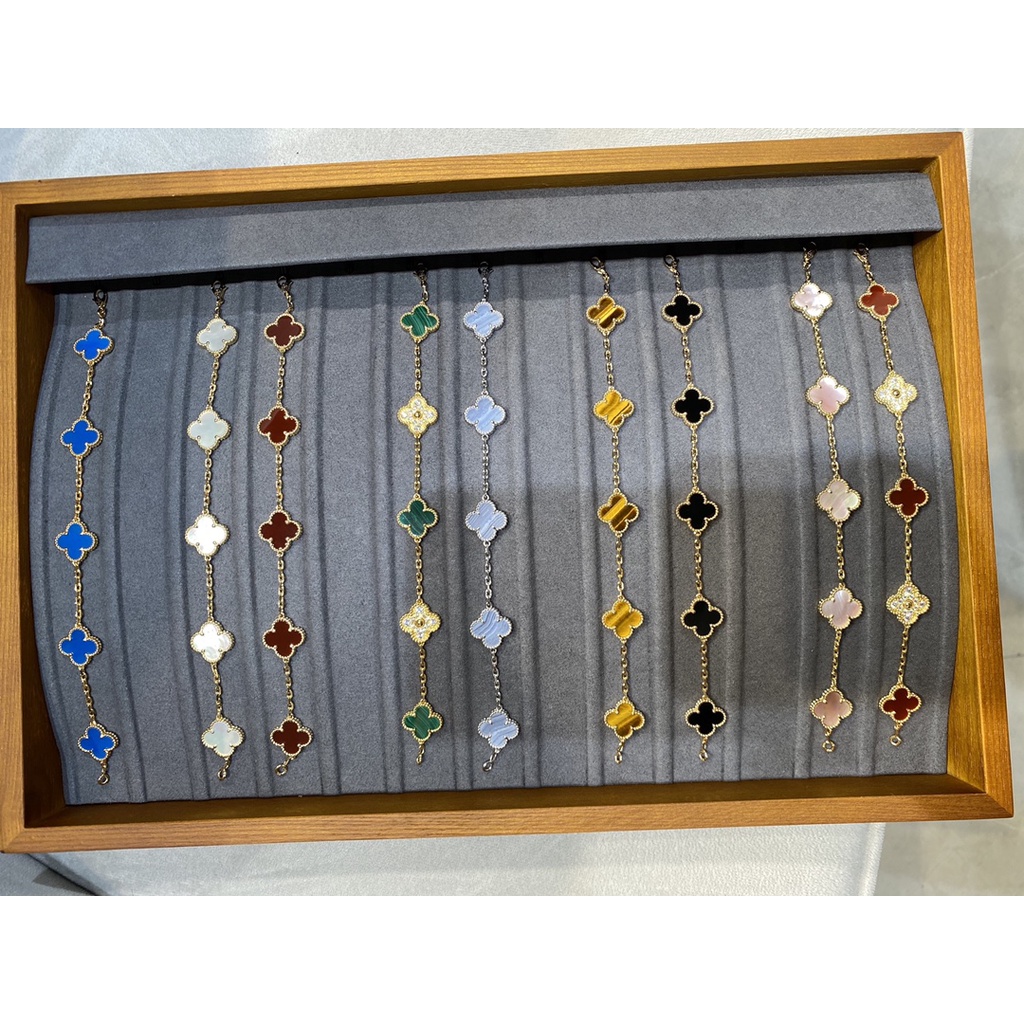 VCA Four Leaf Clover Bracelet Vòng đeo tay nữ thời trang vàng