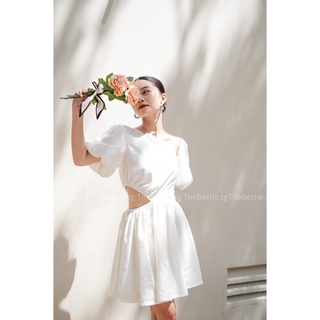 Mini dress chất liệu linen