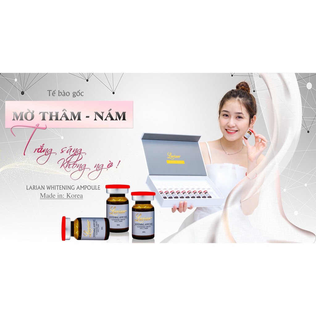 [SALE] Tế Bào Gốc Whitening Ampoule ức chế sắc tố, làm sáng da, mờ thâm nám