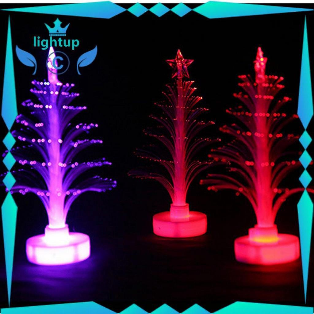 Đèn Ngủ Sợi Quang Hình Cây Thông Noel Độc Đáo