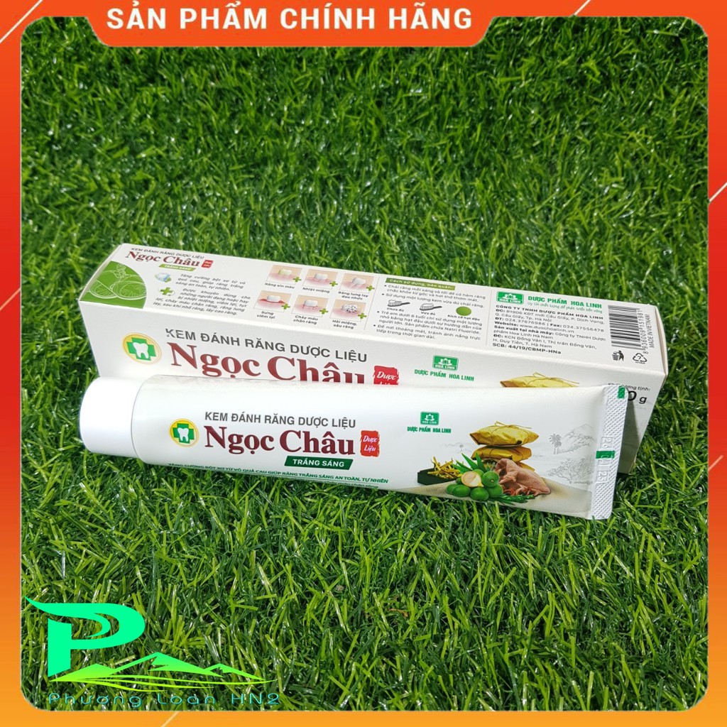 Kem đánh răng Ngọc Châu trắng sáng - tuýp 100g