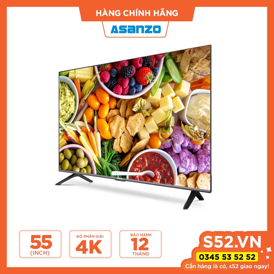 Smart tivi Asanzo LED 4K 55 inch 55U71