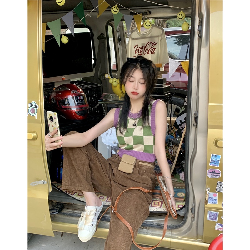 Áo len không tay phong cách Hàn Quốc thời trang cho nữ