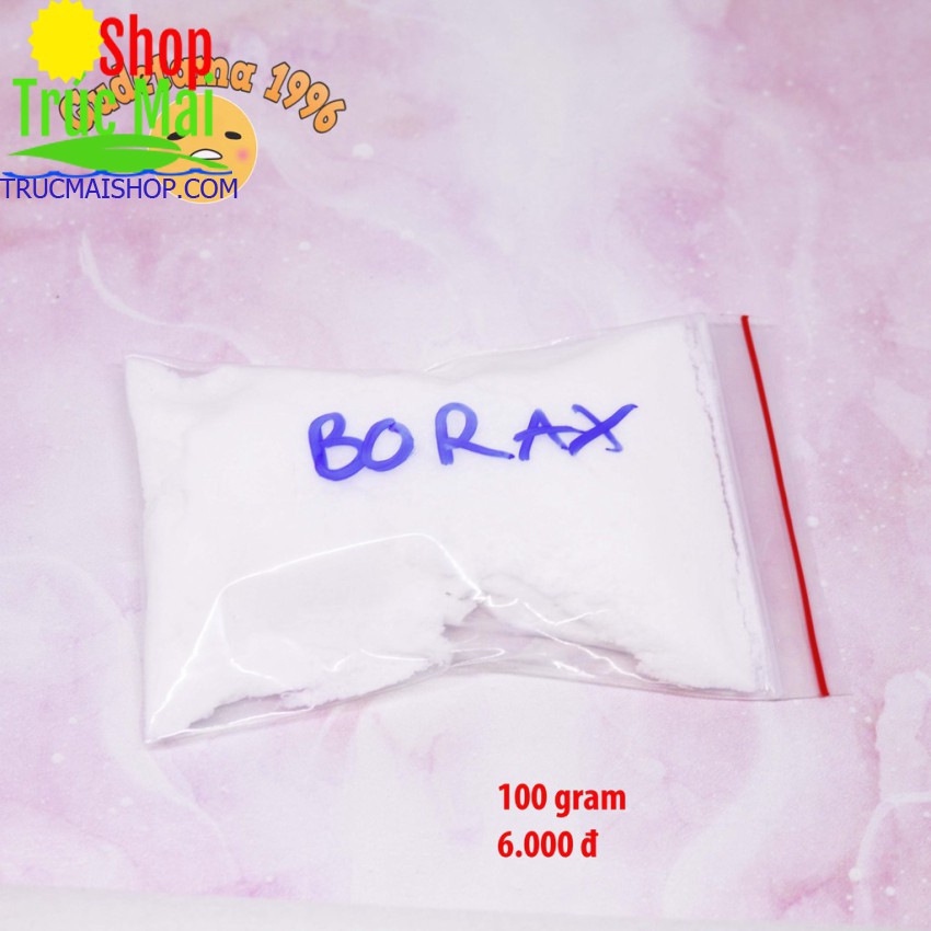 Bột borax Mỹ 100 gram - Nguyên liệu làm slime