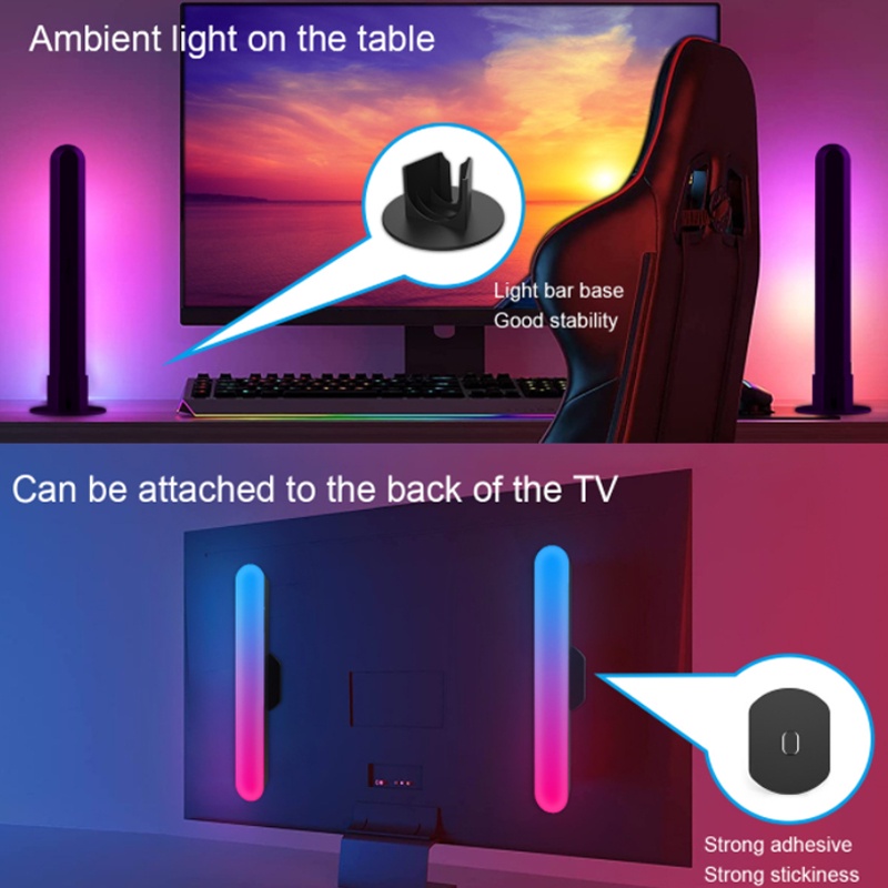 Đèn LED rgb thông minh với 15 chế độ và 4 chế độ phát nhạc